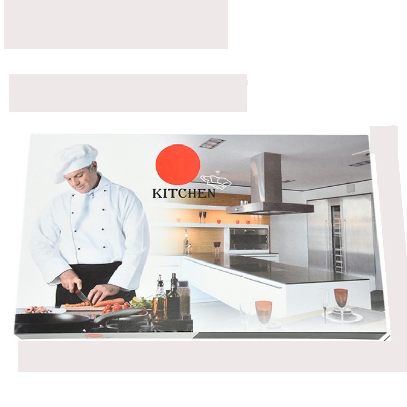 Juego de seis piezas con mango de abanico de diamante hexagonal - caja de extracción