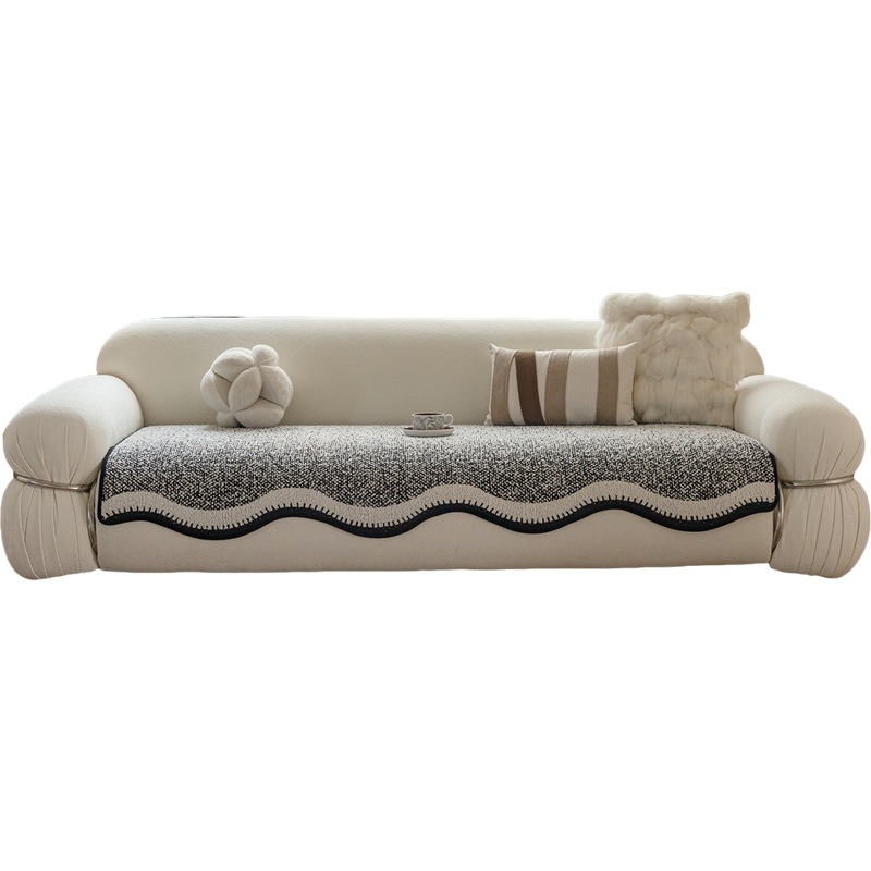 Skridsikkert luksus sofabetræk i fløjl til stuen_voghion.com