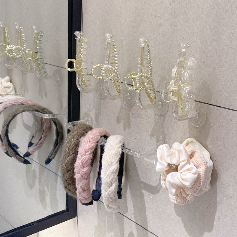 Hair accessory display rack, hair tie storage rack, hair tie storage, headband hooks, bathroom hair clips, headband hooks, factory wholesale