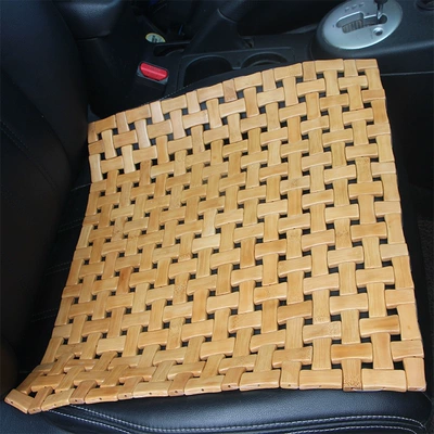Cool pad — cushion bamboo three-piece set car seat - e-type-4545cm