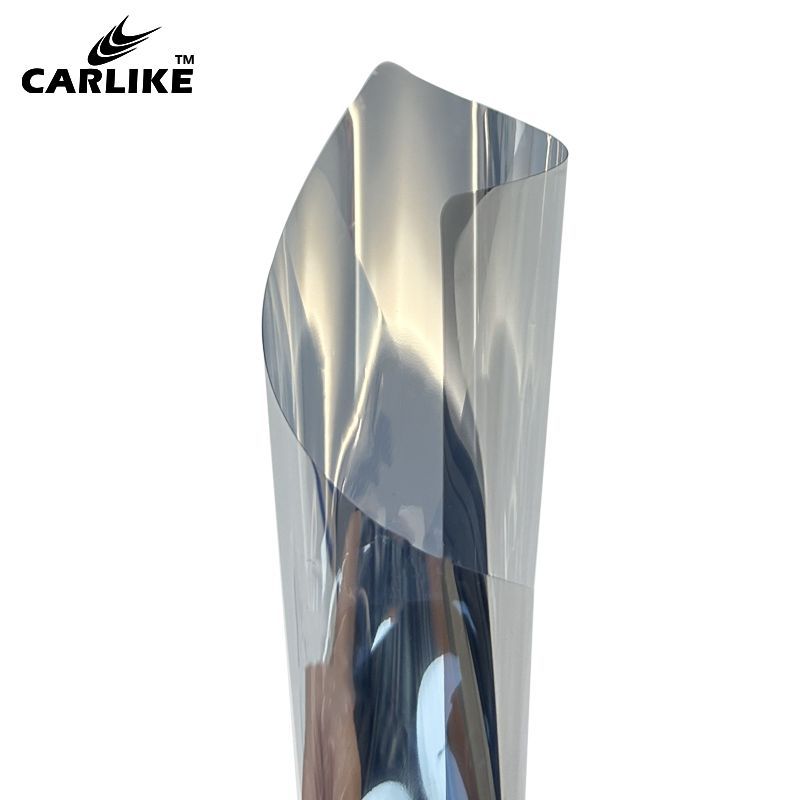 Highly Insulating Silver Light Car Glass Film Office Mirror Reflective Anti-Peep Privacy Glass Sticker Translucent Window Sticker