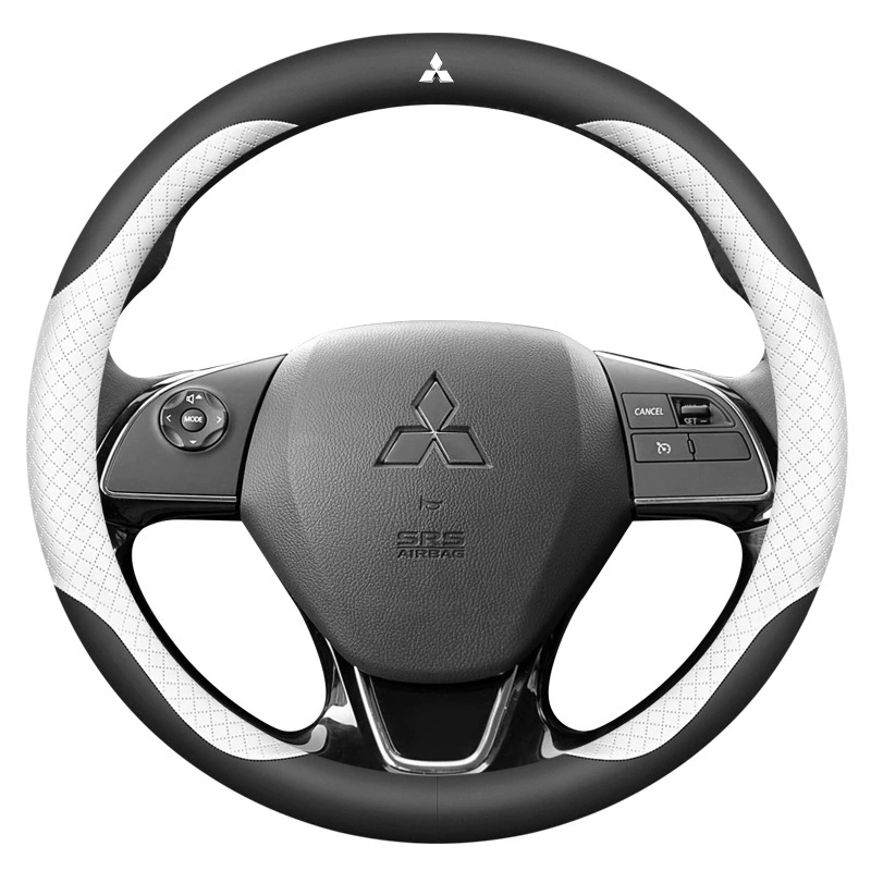 Подходит для серии Mitsubishi evo9/Outlander/Pajero ультра-тонкая углеродистая нуба кожаное рулевое колесо чехол
