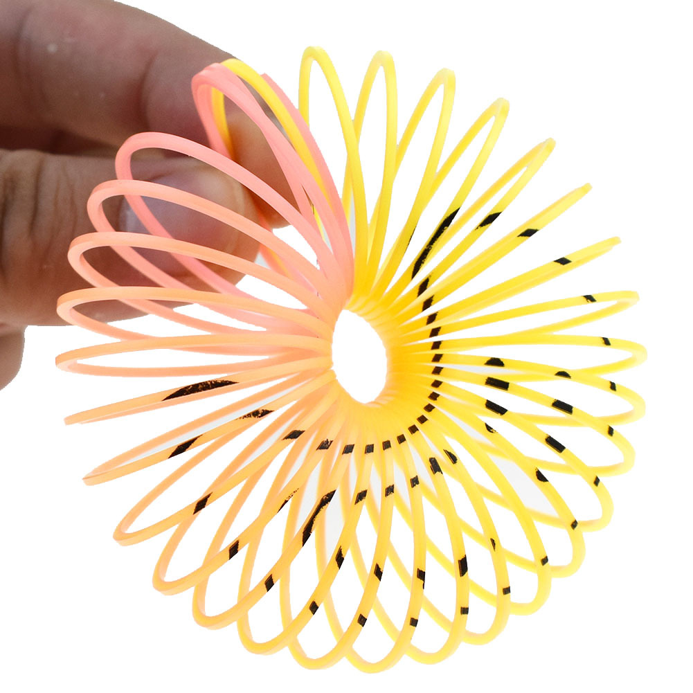 Funny Children's Colorful Spring Coil Rainbow Elastic Force Circle Toy display picture 9