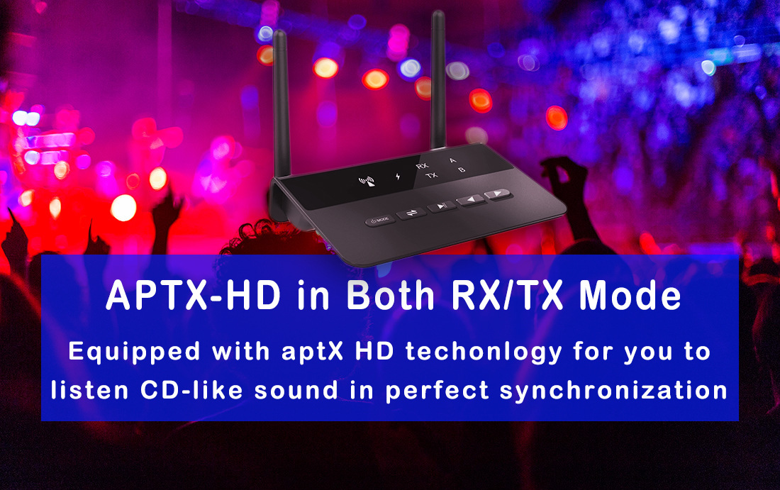 Bluetooth 5.0 Transmitter Receiver For Tv And Pc Audio Adapter_voghion.com