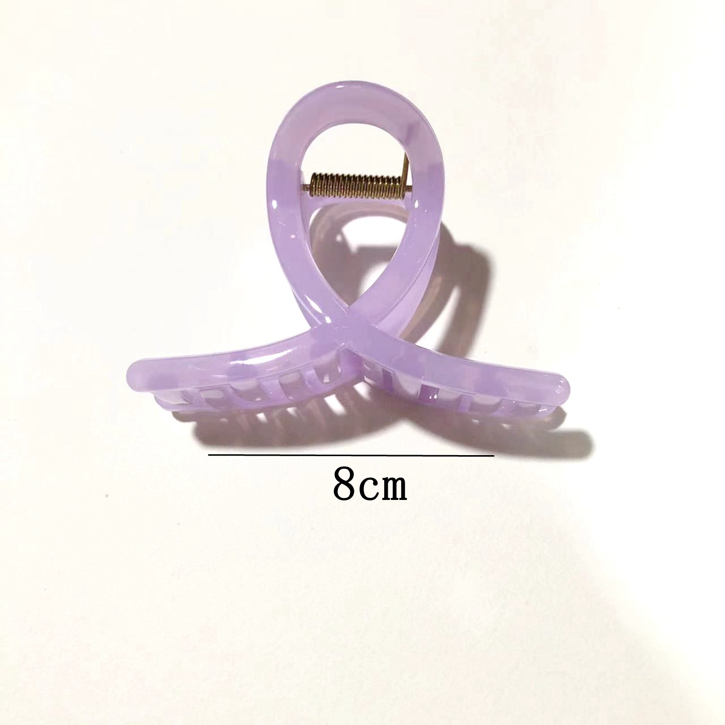 높이 8cm 클립 8개 [젤리 퍼플] PS 소재