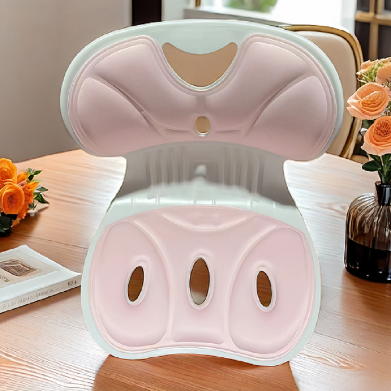 ウエストサポート 座り椅子クッション ランバーサポート オールインワン オフィス 学生 子供 長時間座っても疲れない 通気性のある背骨保護 姿勢矯正クッション