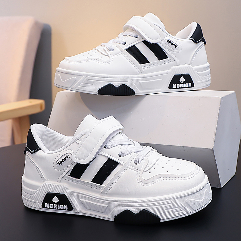 Autumn children's white sneakers for boys