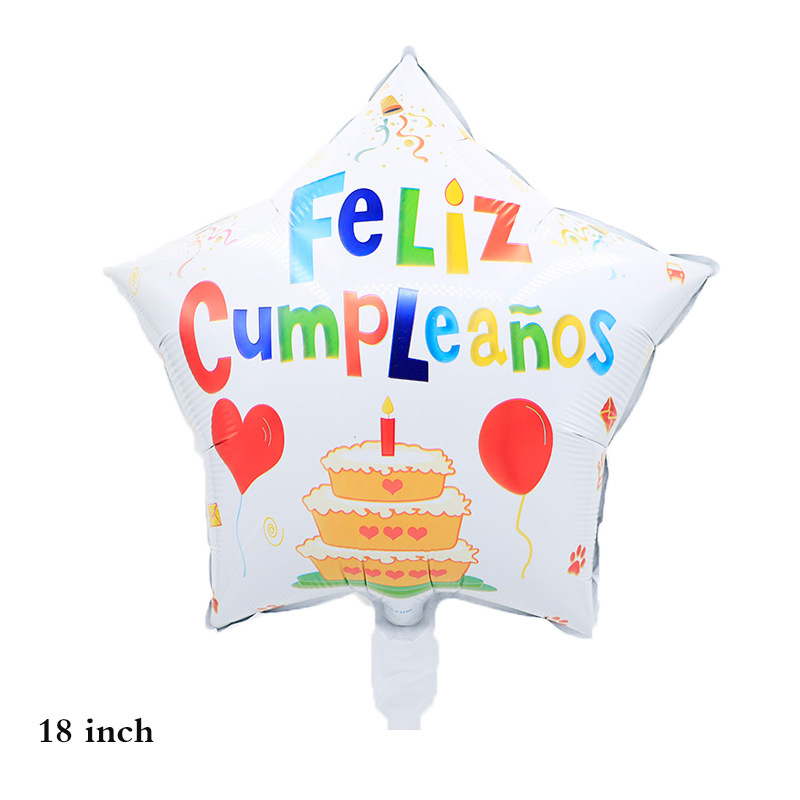 Birthday Cartoon Aluminum Film Party Balloons display picture 6