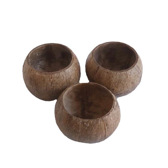 Coconut Shell aromatherapy candle Vietnam coconut bowl coconut shell crafts hand gift 8-10cm small size
