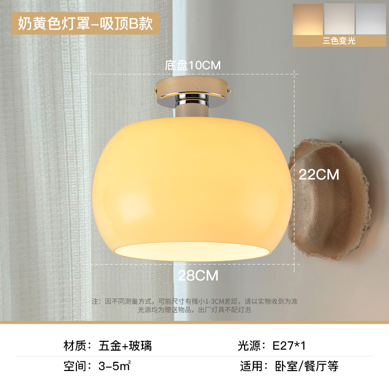 Crema francesa retro ventana flotante ventana candelabro pasillo balcón pasillo techo trasero cabecera de dormitorio moderno