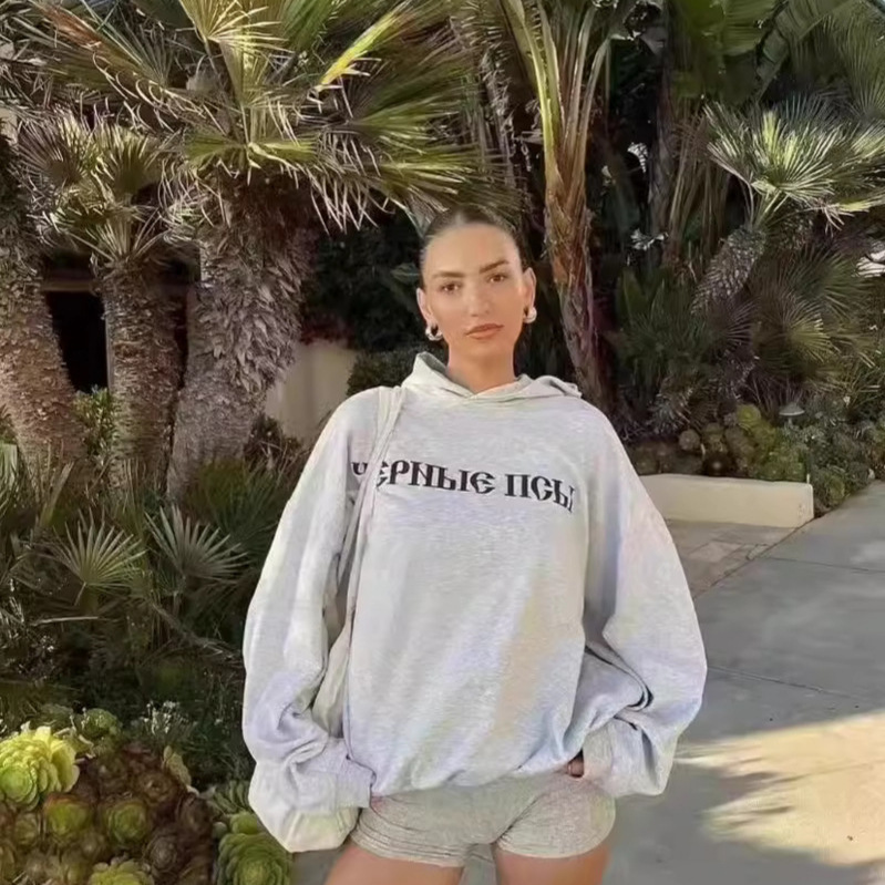 Yeezy Kanye American High Street Yzy Joint Gosha Russian Black Dog Black Dog Couple Hooded Sweatshirt Yeezy Kanye American High Street Yzy Joint Gosha Russian Black Dog Black Dog Couple Hooded Sweatshirt