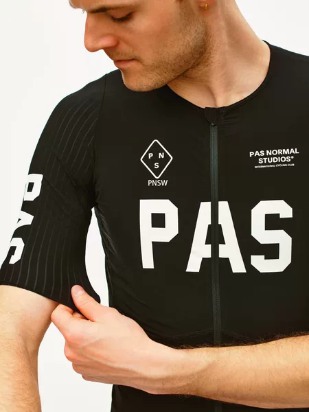 PAS high-quality cycling jersey for summer, unisex, for road cycling, outdoor sports, quick-dry, aerodynamic, short-sleeved, four-needle six-thread