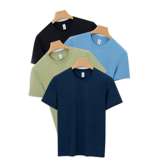 2024 high-end professional sports T-shirt men's short-sleeved antibacterial casual round neck outdoor quick-drying non-ironing cool feeling men's T-shirt