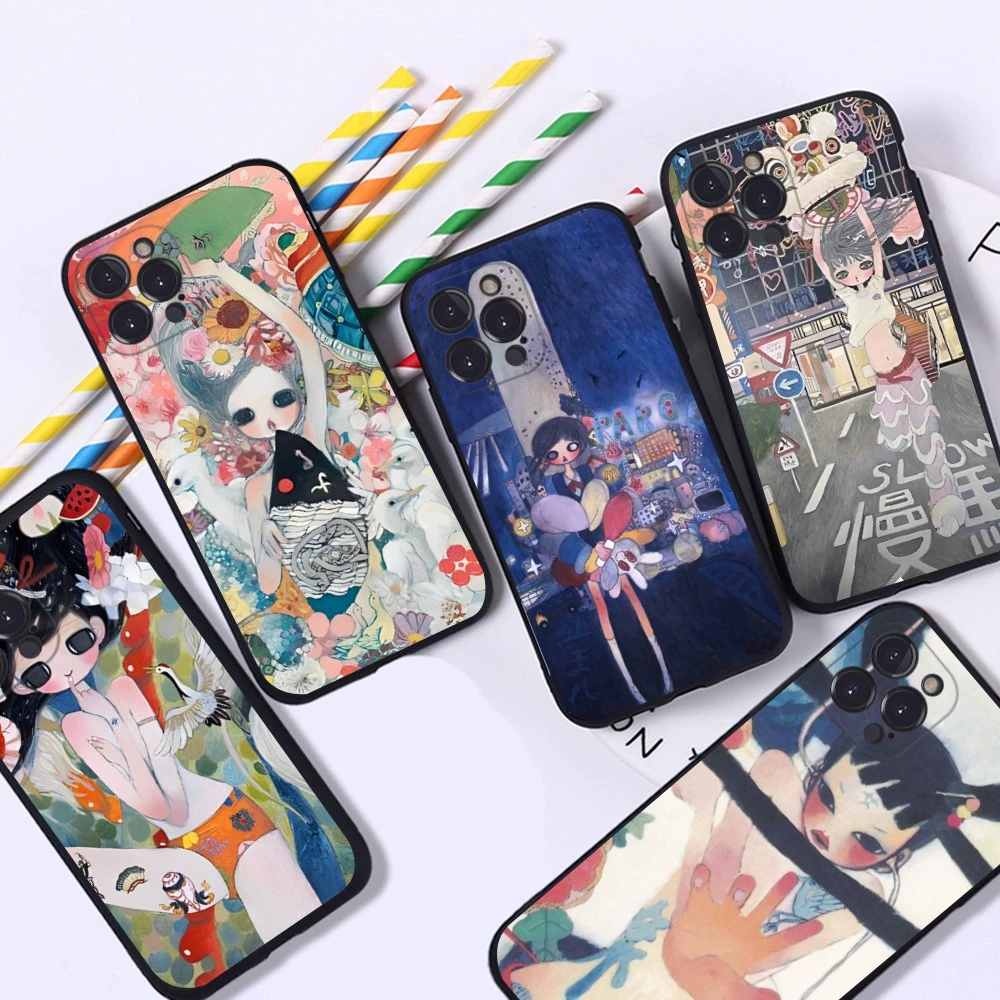 Совместимый чехол для Apple мобильного телефона Aya Takano чехол для iPhone 14 11 12 13 mini Pro ma