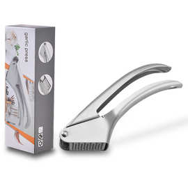 Manual garlic press 不锈钢压蒜器手动厨房工具蒜泥器蒜夹子