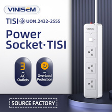 泰国TISI插座单开关USB泰标排插家用办公接线板