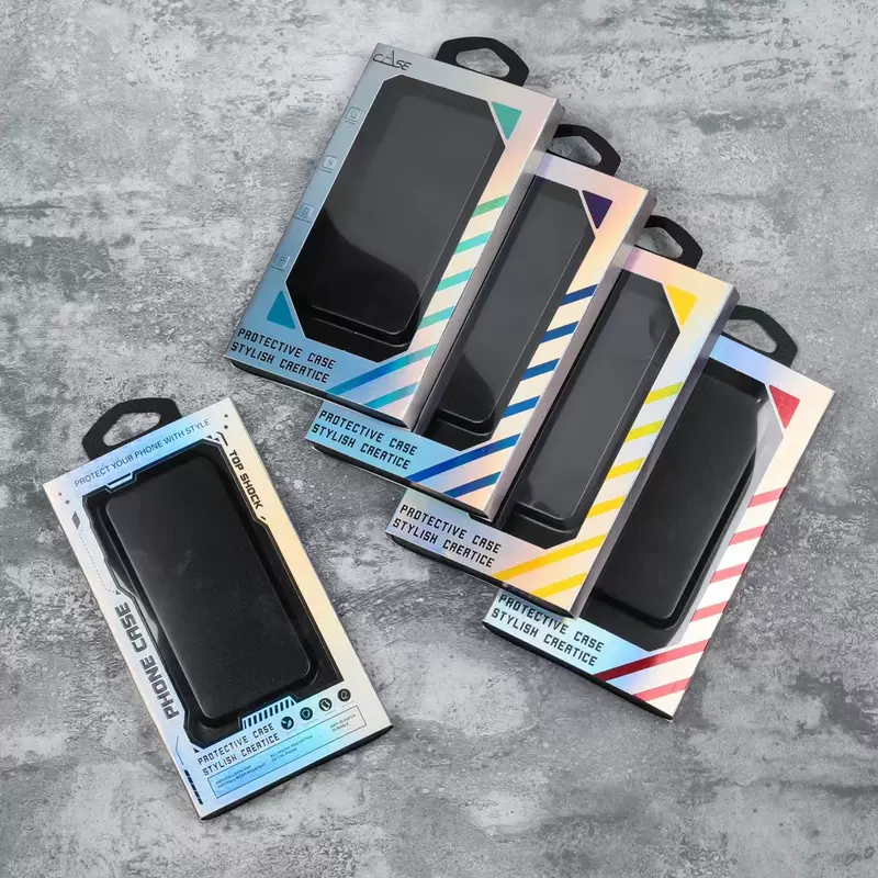 กล่องบรรจุภัณฑ์เคสโทรศัพท์ กระดาษโฮโลแกรม