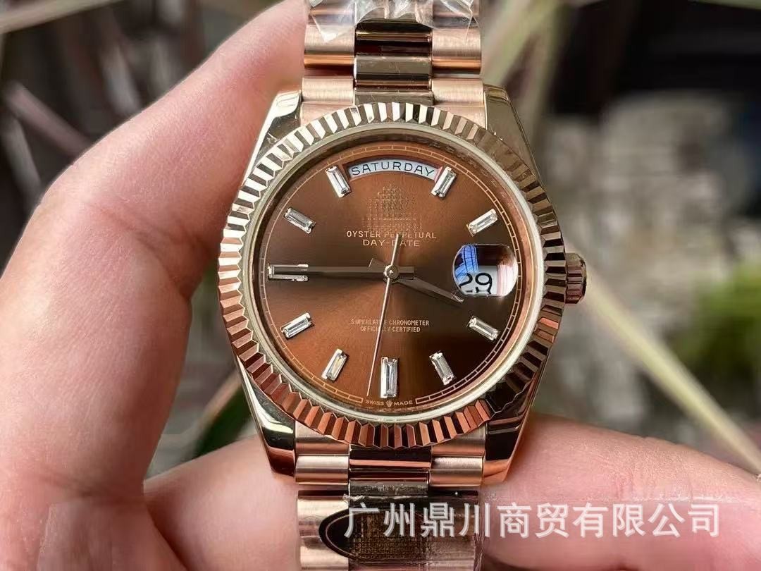 Doble cabeza Aliexpress semana doble calendario diario de escala romana relojes de azúcar negro relojes mecánicos para hombres