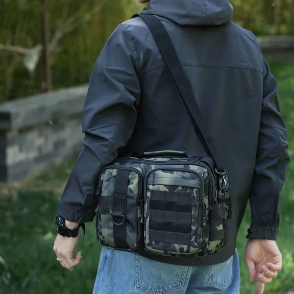Cross-Border New Outdoor Crossbody Bag, Military Tactical Shoulder Bag, Travel Sports Water-Repellent Backpack, Work and Commuting Bag