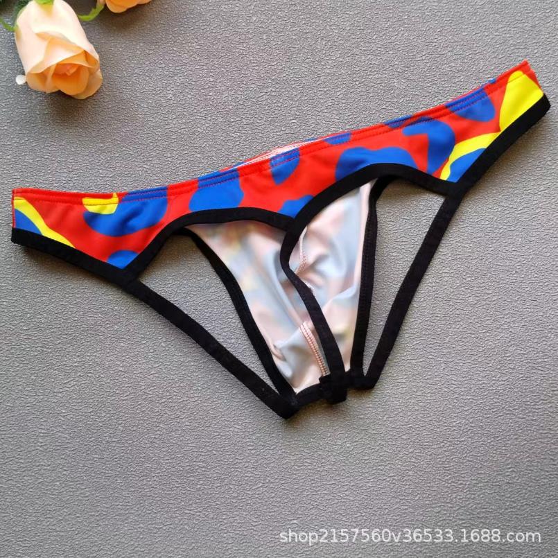 Men's Low-Waist Printed Back Briefs, Comfortable, Breathable, Sexy and Trendyy Men's Underwear