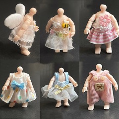 【仅娃衣】幼体娃衣适合6厘米三寸素体天使宝宝衣服配饰