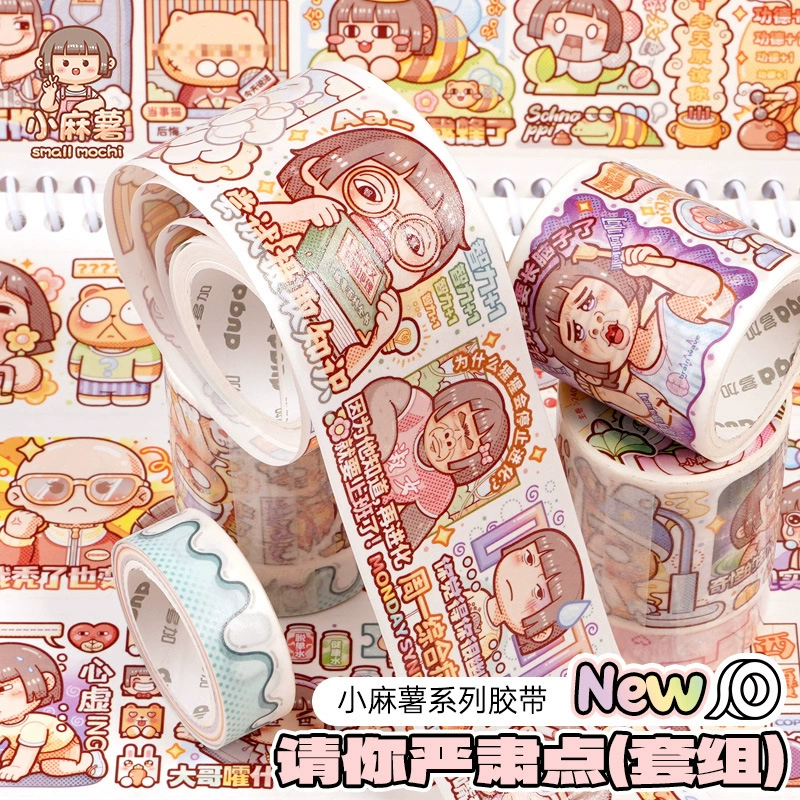 Новый продукт Little Machi — сладкая зимняя мечта: снежно‑белая бумажная лента в рулоне, наклейки для ручного скрапбукинга