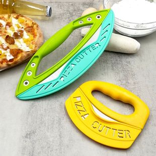 Stainless Steel Pizza Cutter with Protective Cover Pizza Knife Amazon Rocking Knife Pizza Knife Multi-Purpose Cutting Manufacturer