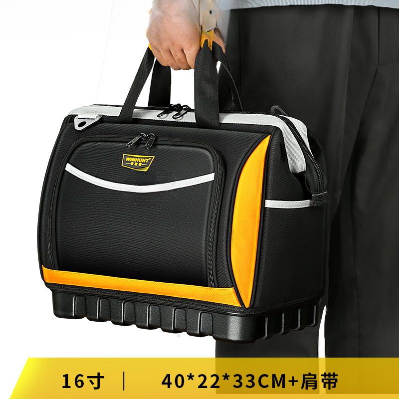 Kit de herramientas fuerte y duradero Kit de herramientas de lona gruesa caja de herramientas resistente al desgaste caja de herramientas de hardware caja de almacenamiento