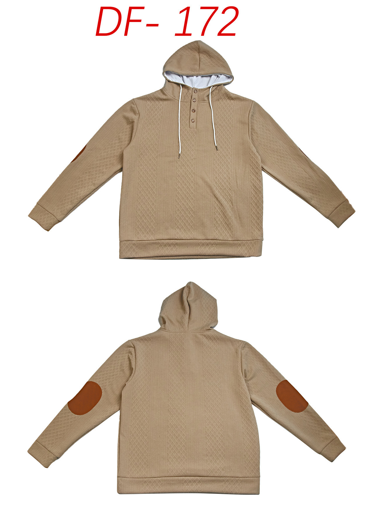 Sweat à capuche homme brodé uni pull décontracté de sport_voghion.com
