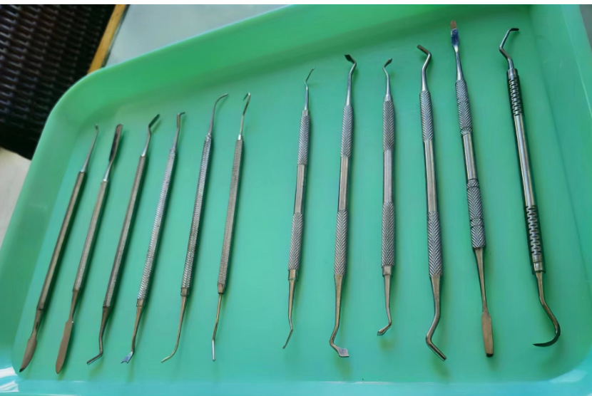 牙科 刮治器 雕刻刀 充填器 挖匙 牙周探针 粘固粉调刀