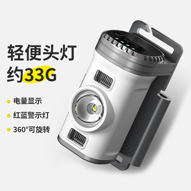 portátil al aire libre sombrero de pesca de noche larga duración carga de litio luz brillante superbrillante led cabeza inducción cabeza de luz