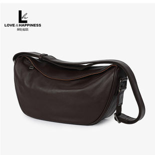 萌包福袋 (Cross-border trading), shoulder bag, leather one-shoulder bag, retro fashionable backpack, genuine leather, cowhide