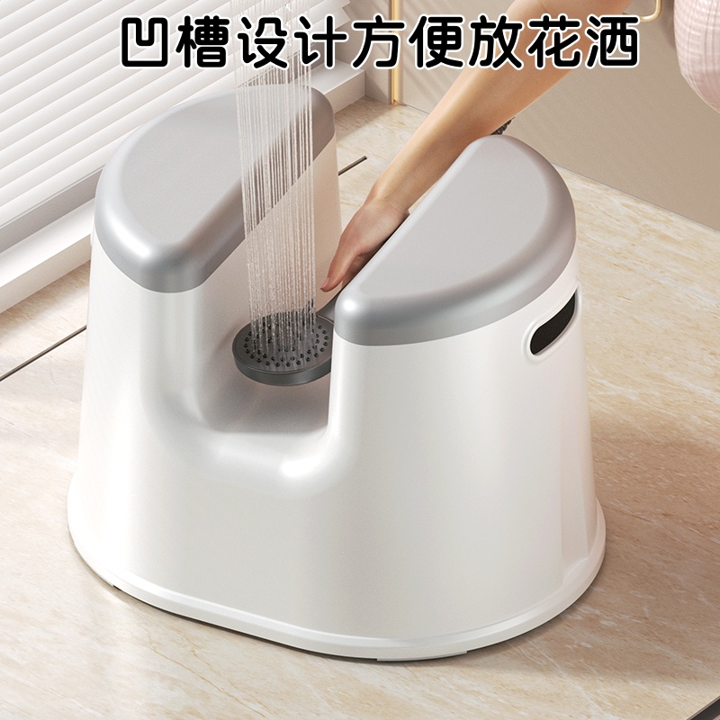 Taburete especial para baño Taburete de baño de estilo japonés para mujeres embarazadas y ancianos ducha lavando culo silla pequeña baño antideslizante para adultos