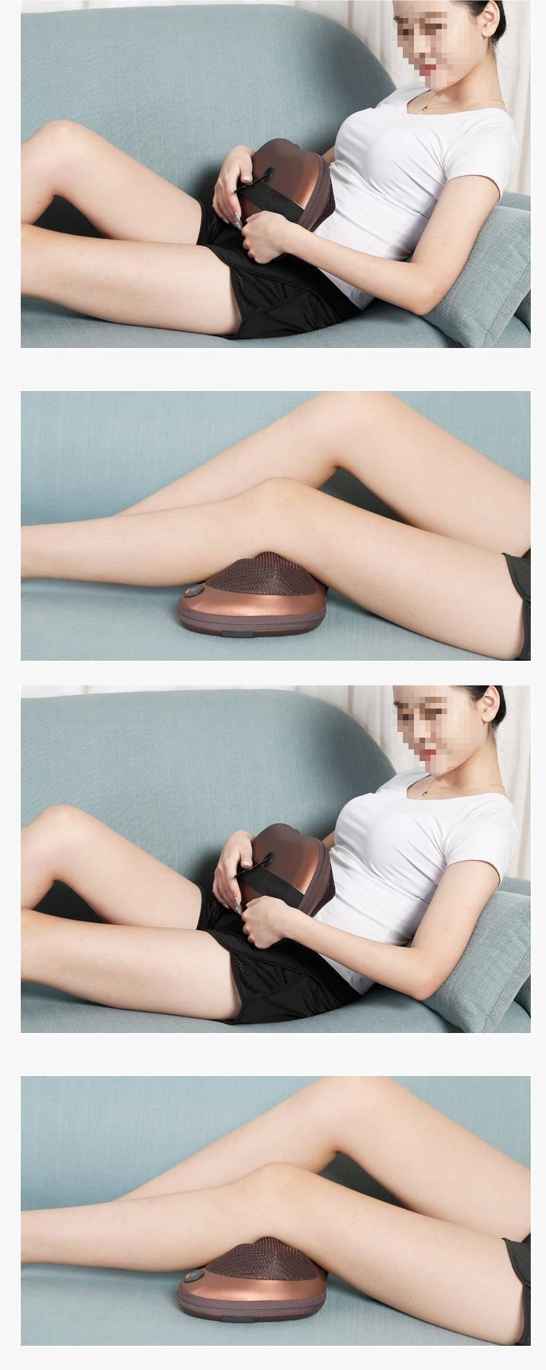 Cervical Massager Electric Massage Pillow Back Waist Neck Shoulder Kneading