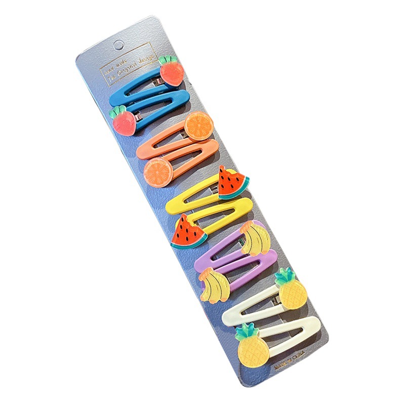 La horquilla de los niños niña BB tarjeta de clip pelo roto bebé horquilla niña princesa clip tocado lindo flor accesorios para el cabello