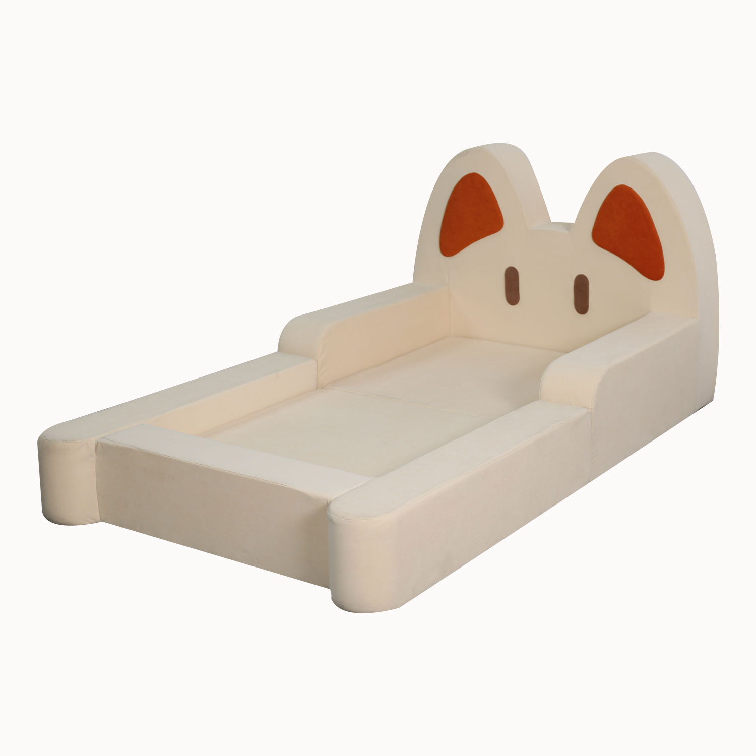 Creatividad transfronteriza divertida colchón plegable para niños sofá oso cama cama de almacenamiento para niños colchón plegable sofá para niños