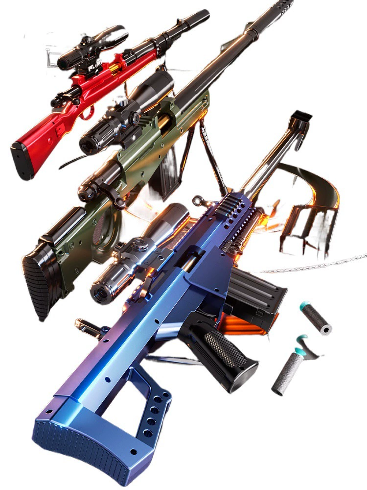Снаряд для дробовика, игрушка, снайперская винтовка AWM, модель винтовки мальчику, 98k, куриный обед