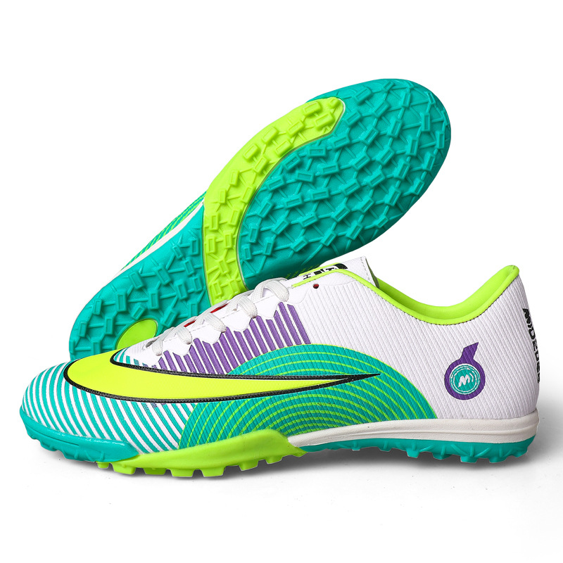 Zapatos de fútbol de uñas rotas largas para hombres y mujeres antideslizantes de baja altura más zapatillas deportivas transpirables zapatos de entrenamiento de moda de absorción de choque suave nuevo