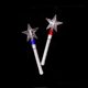 Cross-border Flash Wand Magic Wand Children Christmas Halloween Snowflake Stick Stars Smiley Glow Stick Children's Toys