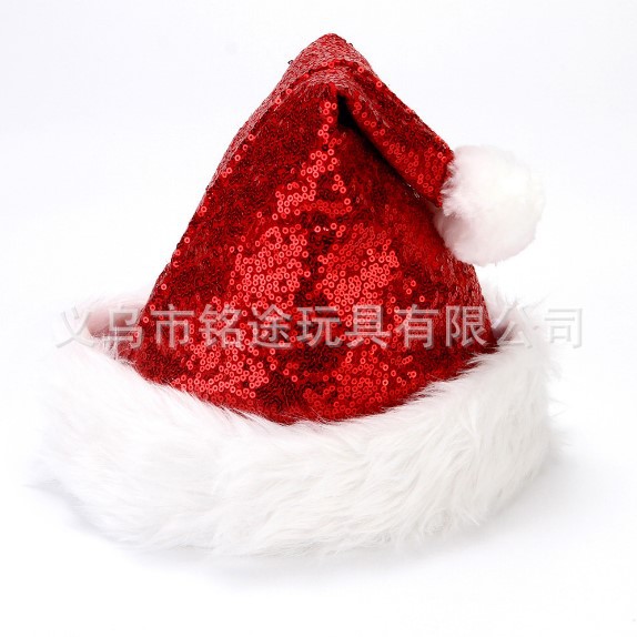 Nuevo gorro navideño de terciopelo para adultos, gorro navideño, gorro de carnaval navideño image 6