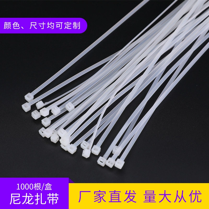 Самоблокировка нейлоновая стяжка проволочная стяжка лента оптовая продажа 3*4*5*60*80*100*120*150*200