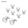 跨境cufflinks白色贝壳袖扣