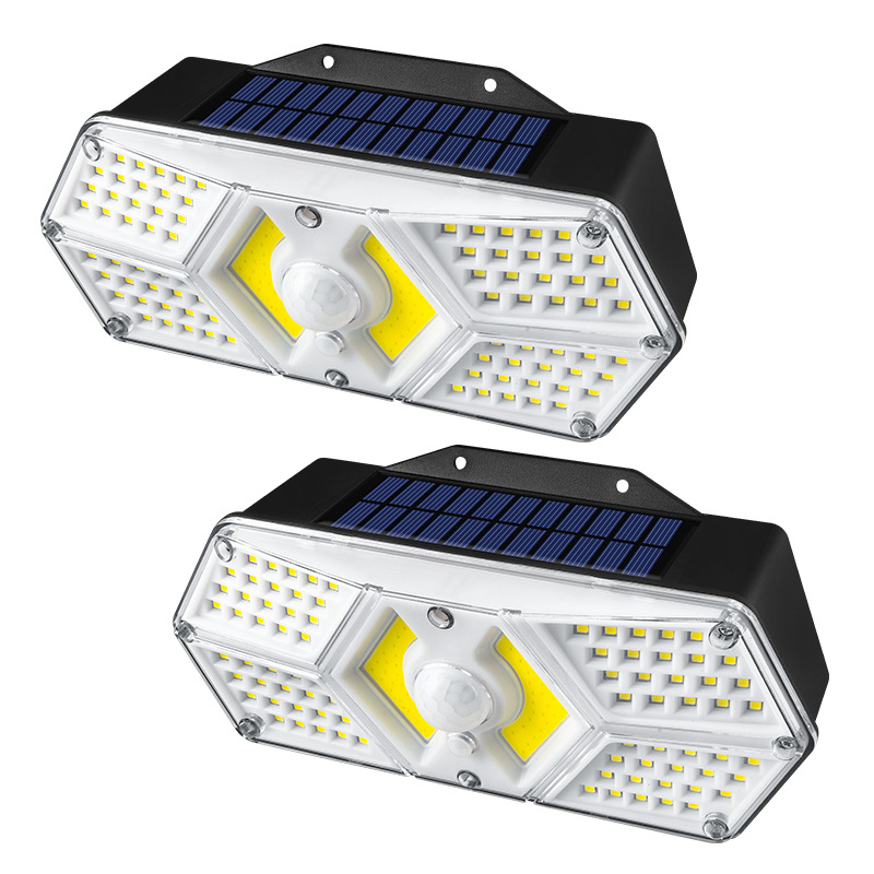 Transfronterizo solar lámpara de pared LED Cuerpo Humano inducción pared lámpara de jardín al aire libre jardín Villa iluminación lámpara de calle impermeable