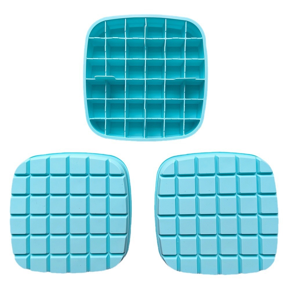 555 molde de silicona pequeño cuadrado de hielo mini molde de hielo máquina de hielo caja de hielo molde de horneado