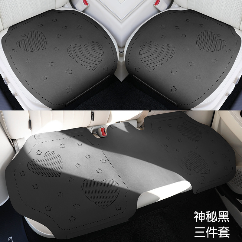 車のクッションアニメの可愛い女性三点セット四季通用半カバーファーのシンプルなクッションの通気性|undefined