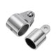 Marine stainless steel 316 sliding cap yacht awning fixed connector mirror polished sliding sleeve marine hardware