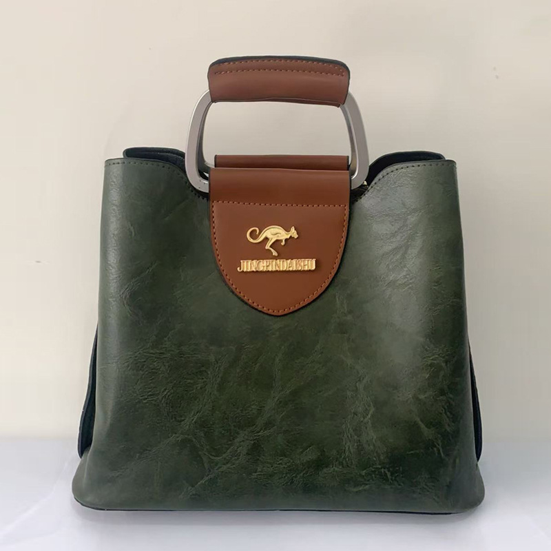 Bolso de cuero suave con textura de PU nuevo bolso de mujer transfronteriza diseño de nicho bolso de hombro de gran capacidad bolso de mano