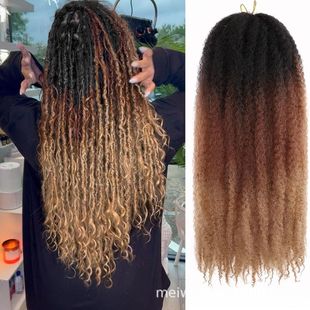 8����ɫ18���ëë�x���w�hᘰlMarley Braid Crochet Hair 35g