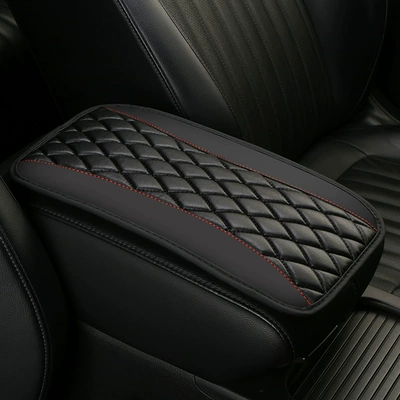Armrest Box Pad Memory Foam – Armrest box pad - black-rhombus