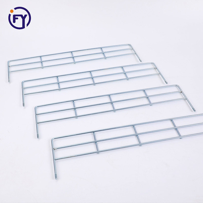 现货批发金属镀锌展示架围栏超市展示架层板金属围挡金属展架层板